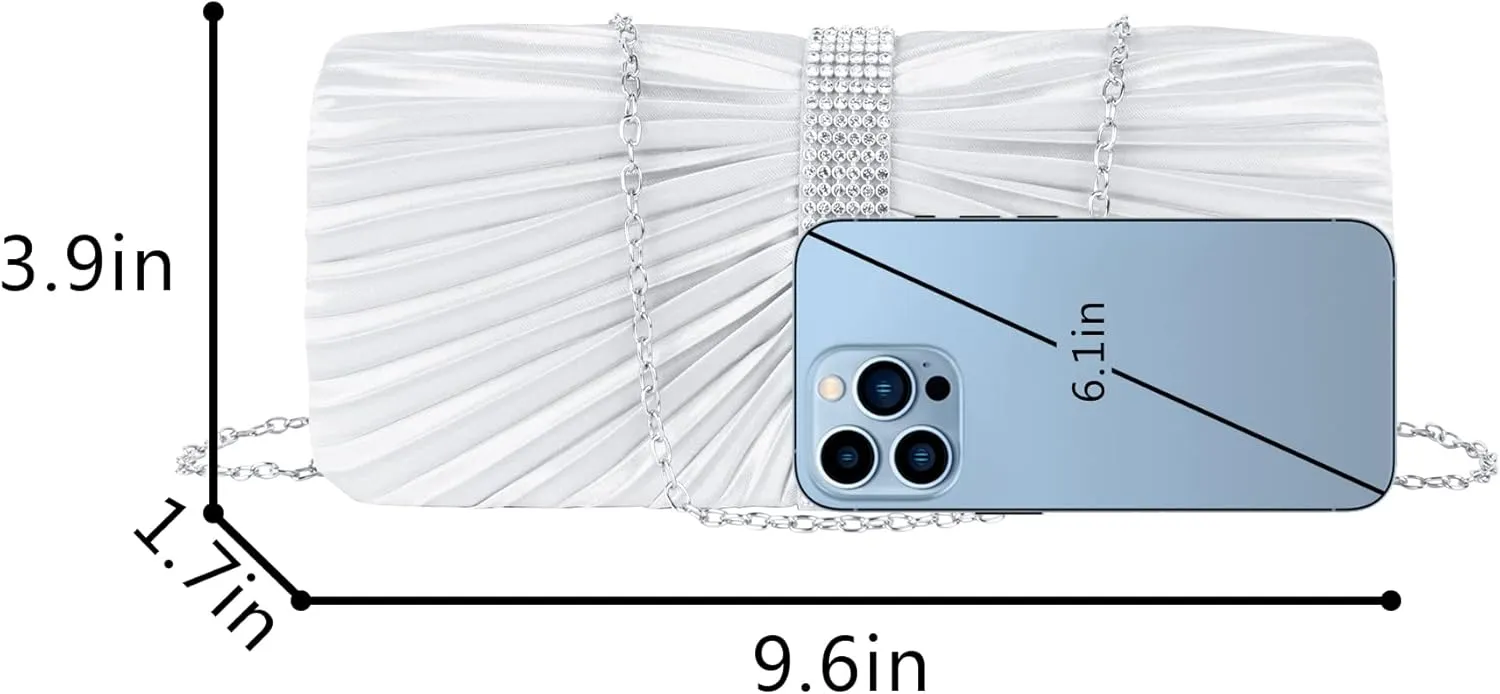 Goclothod Evening Clutch Handbag Women Fashion Crossbody Shoulder Bag Chain Purse