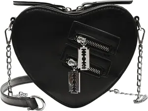 Gothic Punk purse bag Y2K Heart Cute Lolita shoulder bag for women