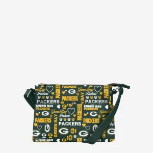 Green Bay Packers Logo Love Crossbody Purse