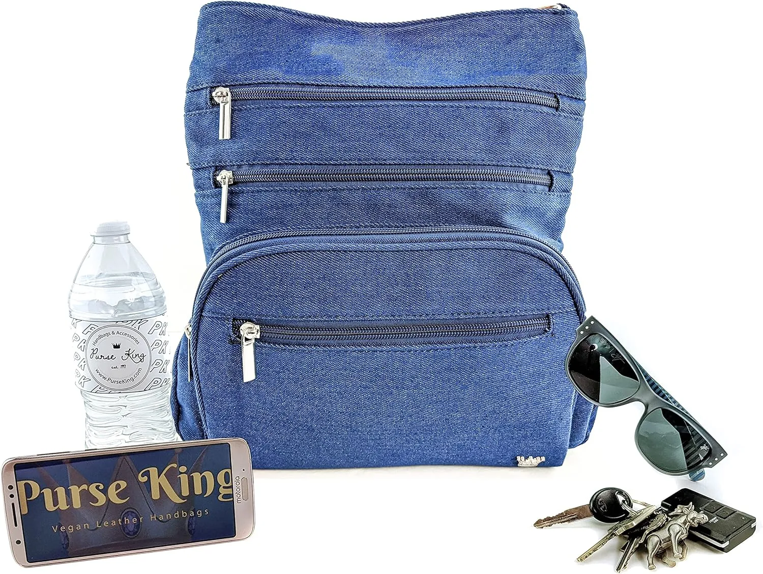 GUNNER LIGHTWEIGHT CCW CONCEALED CARRY Crossbody Organizer HANDBAG