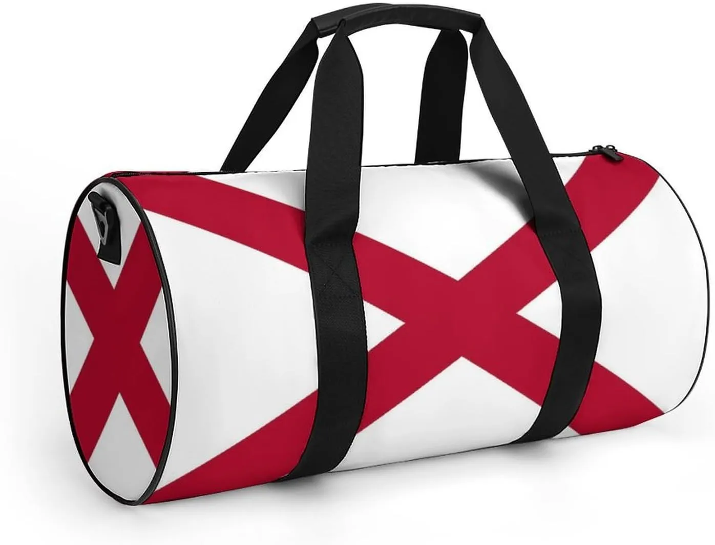 Gym Bag for Men Women Lightweight Sports Duffle Bag with Multiple Compartments Cylindrical Gym Bag for Fitness Travel And Outdoor Activities Ater Resistant Yoga Bag Training Bag Alabama Cross