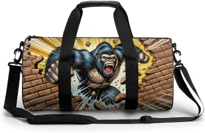 Gym Bag for Men Women Lightweight Sports Duffle Bag with Multiple Compartments Cylindrical Gym Bag for Fitness Travel And Outdoor Activities Ater Resistant Yoga Bag Training Bag Breakout Strength
