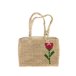 HABI Lifestyle	Flor Beaded Bag