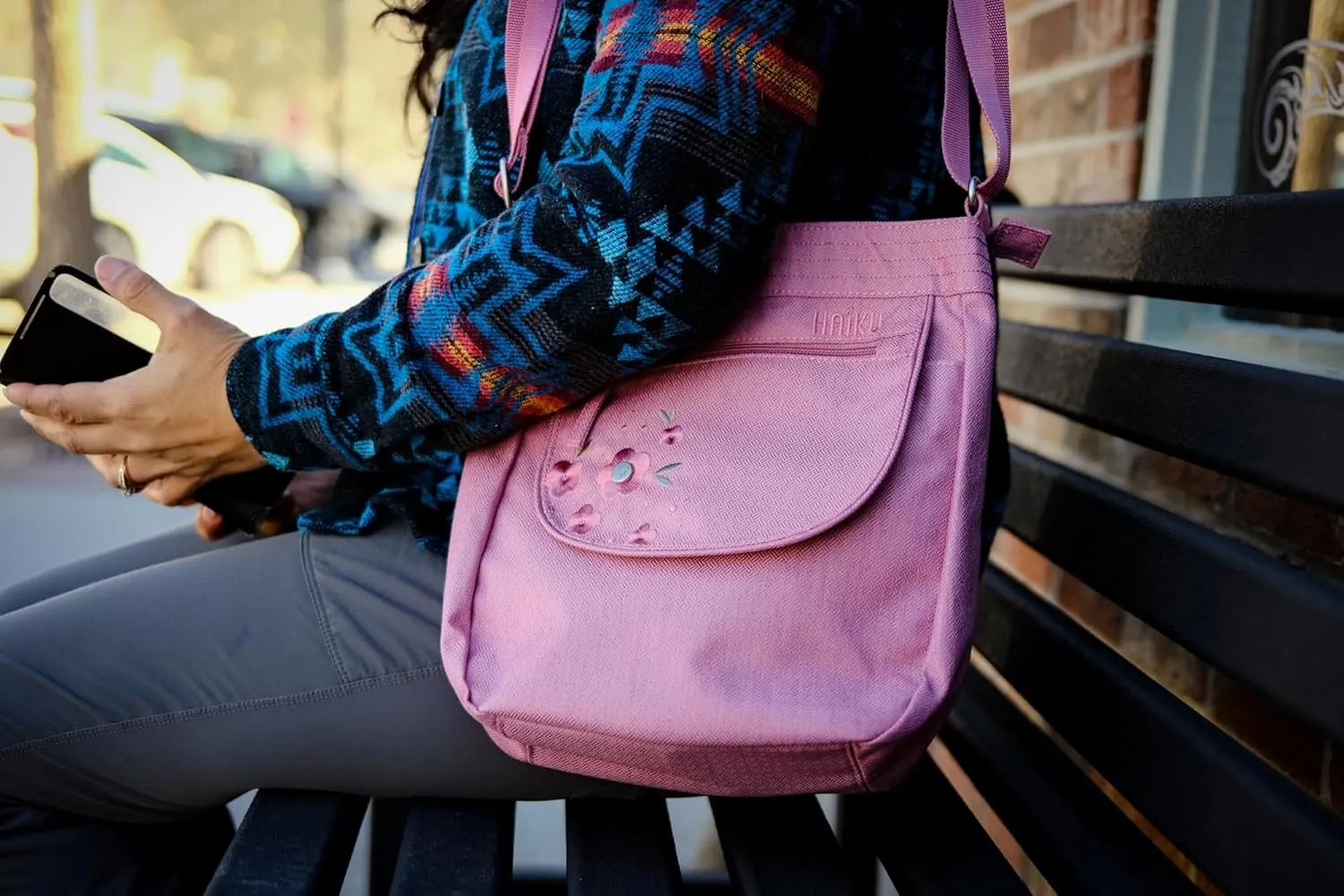 HAIKU Jaunt Eco-Friendly RFID Blocking Travel Crossbody Bag