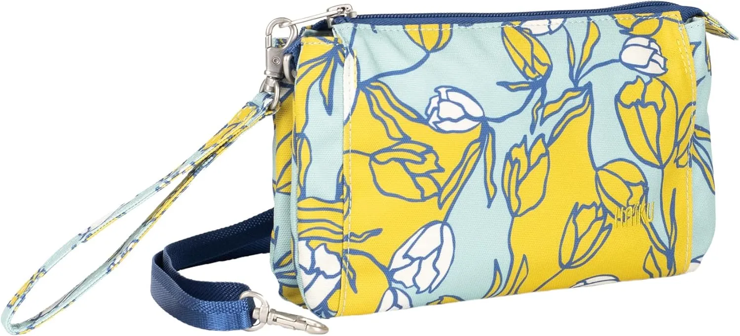 HAIKU Women's Small Stride Crossbody RFID Blocking Wristlet Wallet