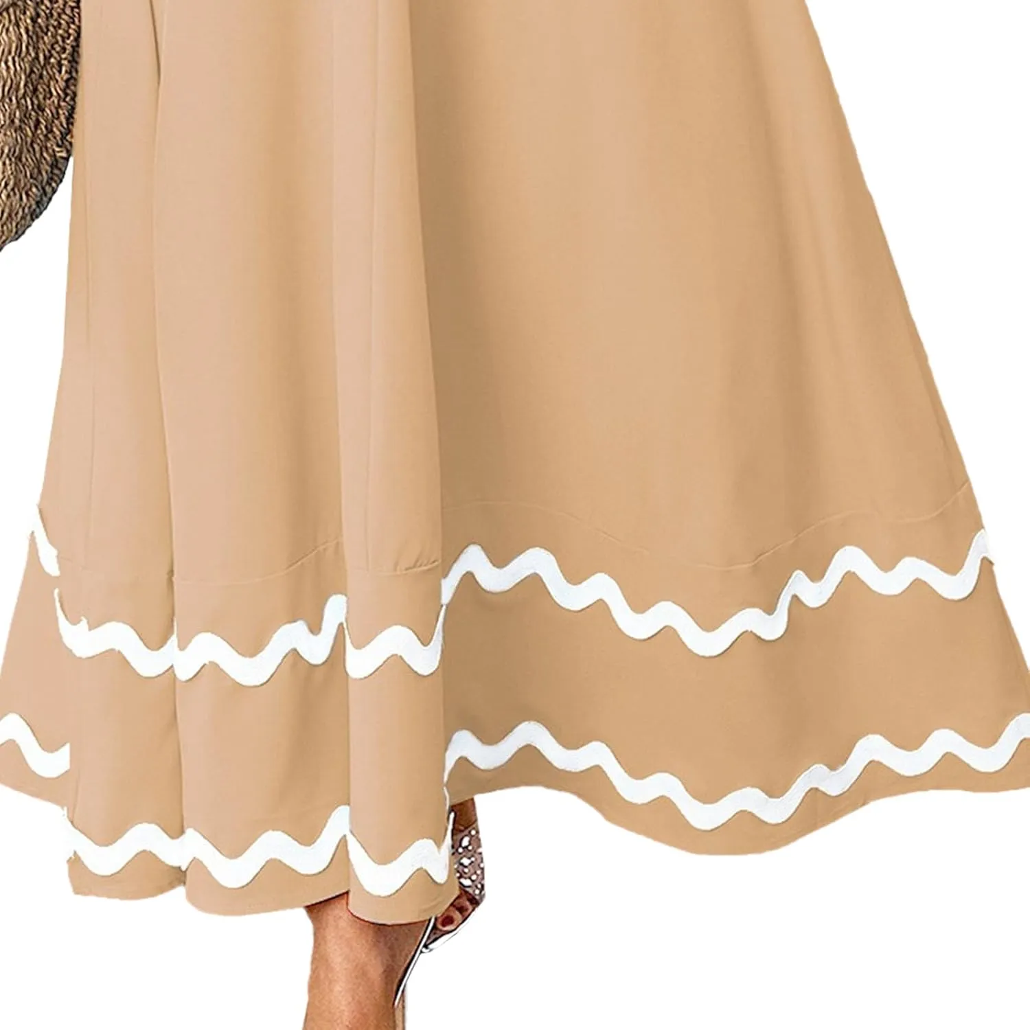 Halter Sundresses for Women 2025 Spaghetti Straps Sleeveless Backless Sundress Flowy Swing A Line Midi Dress