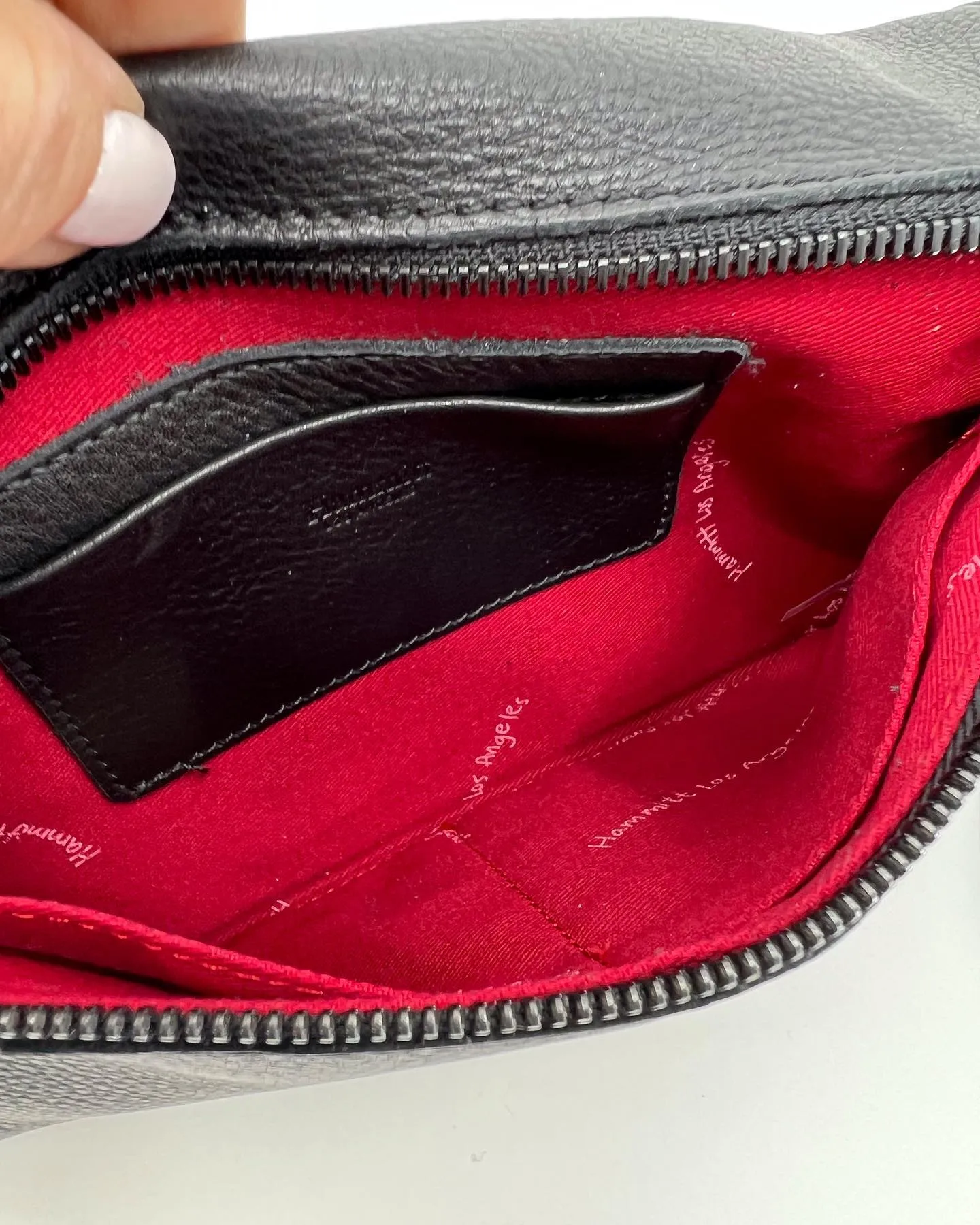 HAMMITT RYAN LEATHER CROSSBODY CLUTCH/ BAG