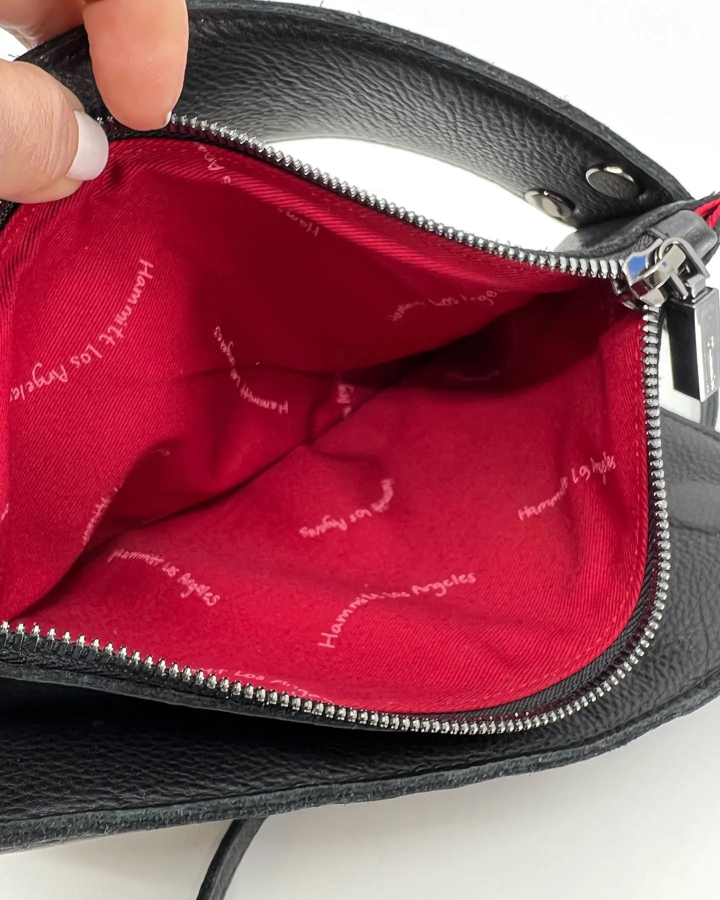 HAMMITT RYAN LEATHER CROSSBODY CLUTCH/ BAG