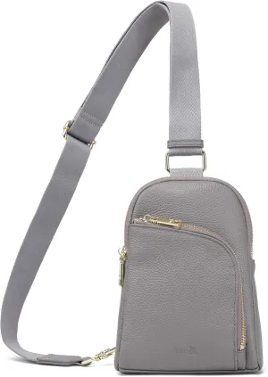 Haytijoe RFID Blocking Crossbody Bags for Women Travel Small Sling Bag Leather Cross Body Bag for Woman Fanny Packs Chest Bag