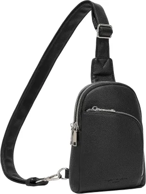 Haytijoe RFID Blocking Crossbody Bags for Women Travel Small Sling Bag Leather Cross Body Bag for Woman Fanny Packs Chest Bag