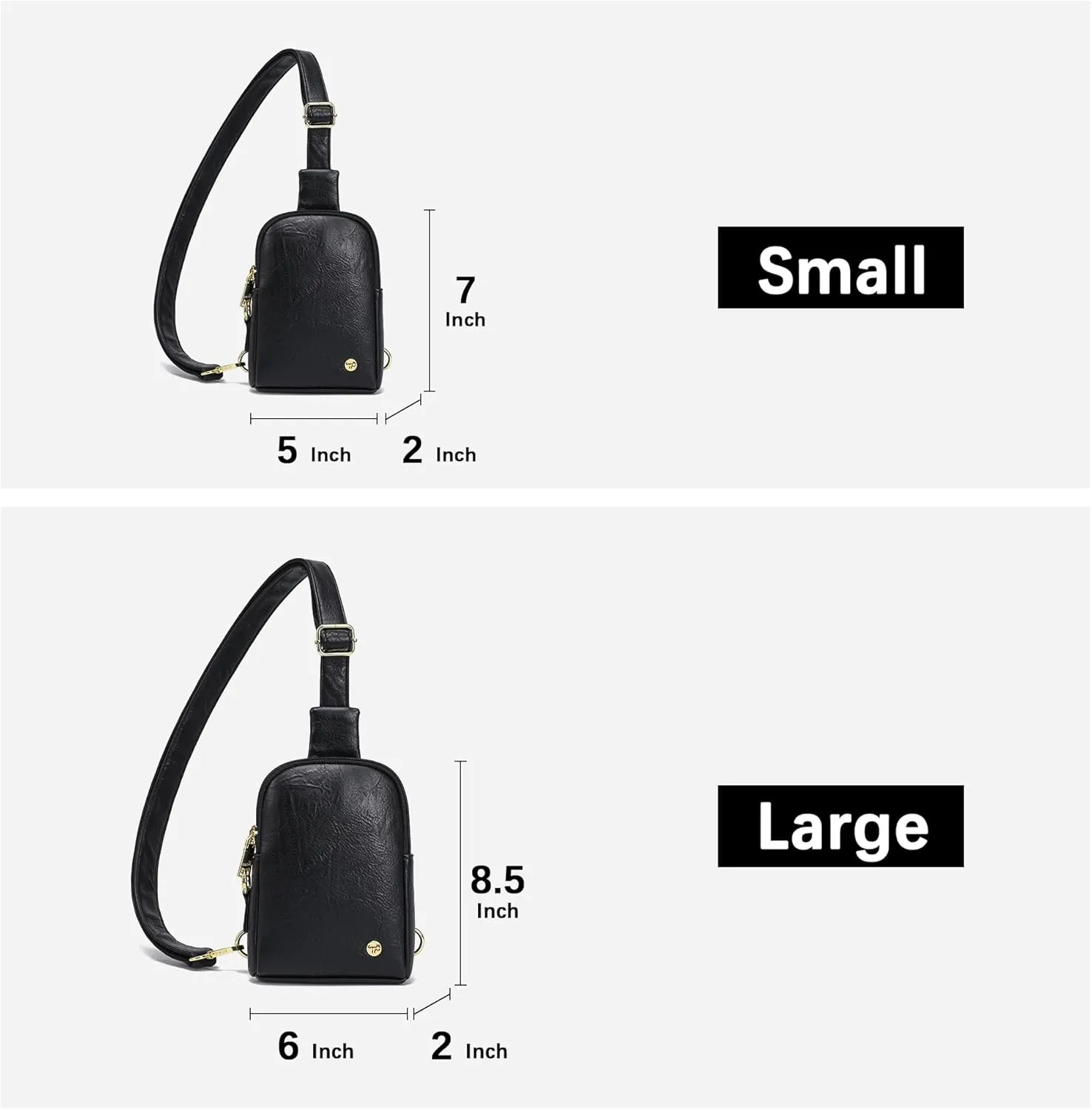 Haytijoe Touchscreen Sling Bag for Women Travel Crossbody Cell Phone Purse Anti Theft Cross Body Bag for Woman
