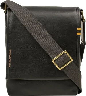 Hidesign Seattle Unisex Compatible Leather Crossbody Bag