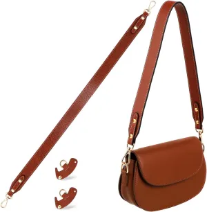 Homoyoyo Handbag Strap Wide Shoulder Straps Bag Belt for Women Classic Leather Easy Install Set