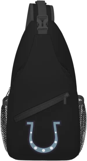 Horseshoe Crossbody Bags For Women Men Chest Backpack Gym Shoulder Bag Travel Outdoor Sports Casual Crossbody Bags