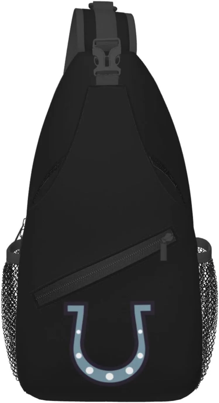 Horseshoe Crossbody Bags For Women Men Chest Backpack Gym Shoulder Bag Travel Outdoor Sports Casual Crossbody Bags