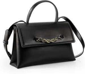 HUYAOPT Shoulder Bags for Women, Leather Crossbody Name