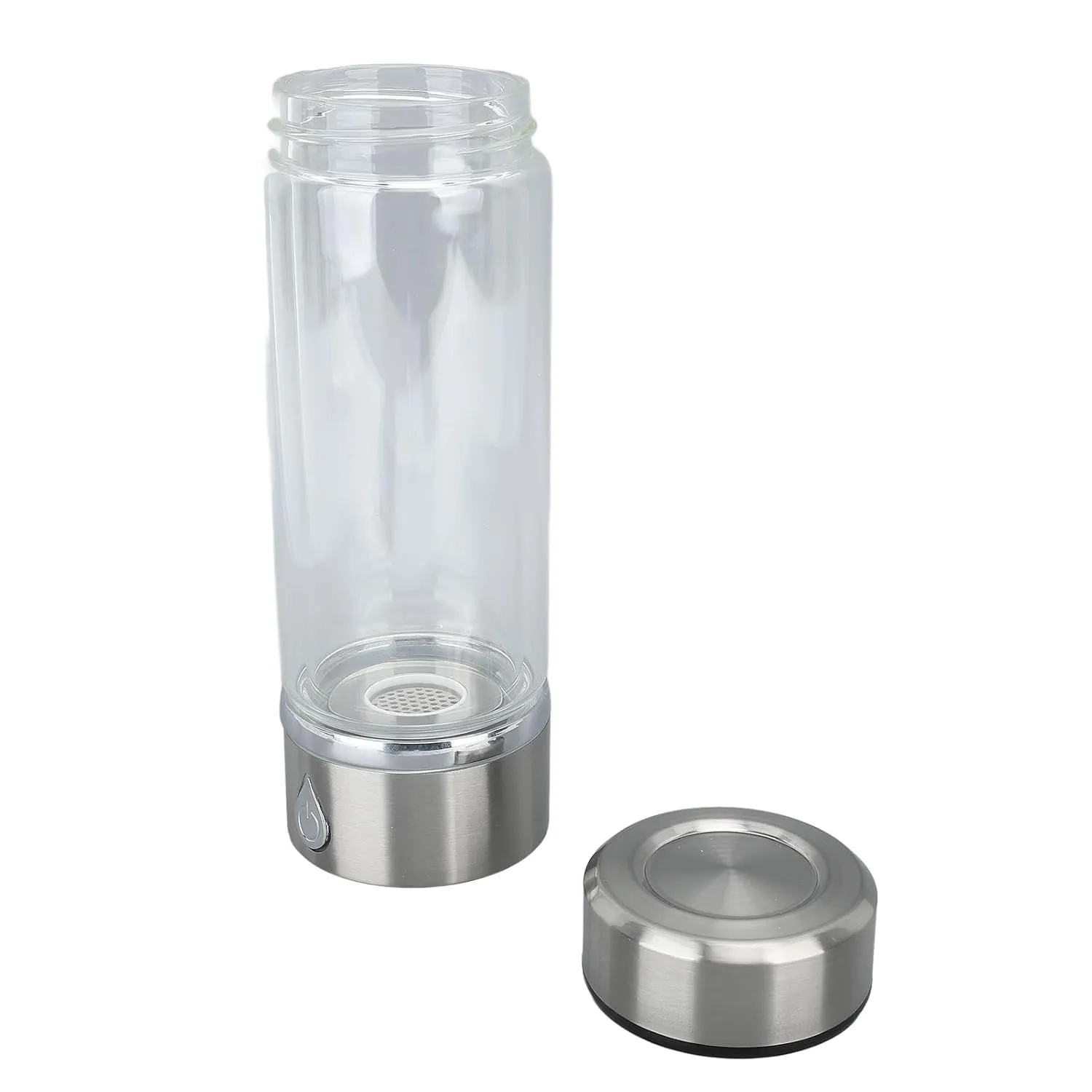 Hydrogen Water Bottle USB Rechargeable Anti Slip Base 380ML 600‑900PPB Rapidly Hydrogen Rich Water Generator for Improving Water Quality