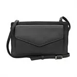 ILI 6322 BLACK ENVELOPE CROSSBODY INTERNATIONAL LEATHER INDUSTRIES