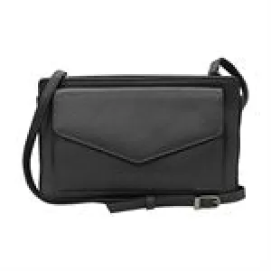 ILI 6322 BLACK ENVELOPE CROSSBODY INTERNATIONAL LEATHER INDUSTRIES