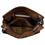 ILI 6322 NEUTRAL SNAKE MULTI ENVELOPE CROSSBODY INTERNATIONAL LEATHER INDUSTRIES