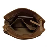 ILI 6322 TOFFEE ENVELOPE CROSSBODY INTERNATIONAL LEATHER INDUSTRIES