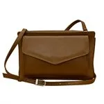 ILI 6322 TOFFEE ENVELOPE CROSSBODY INTERNATIONAL LEATHER INDUSTRIES