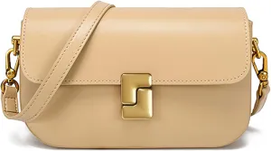 imeetu Soft Leather Crossbody Bag for Women, Top Handle Shoulder Bag Removable Shoulder Straps