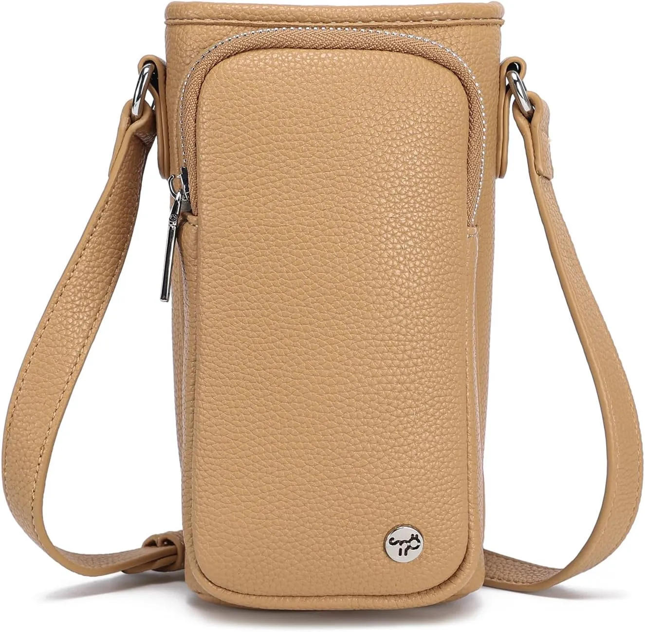 INICAT Leather Water Bottle Holder with Strap Water Bottle Carrier Bag for 32oz Tumbler Insulated