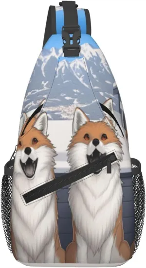 isometric 3d render Men's And Women's Small Crossbody Bags Chest Bags Daily Bags Are Suitable For Outdoor Hiking Trips