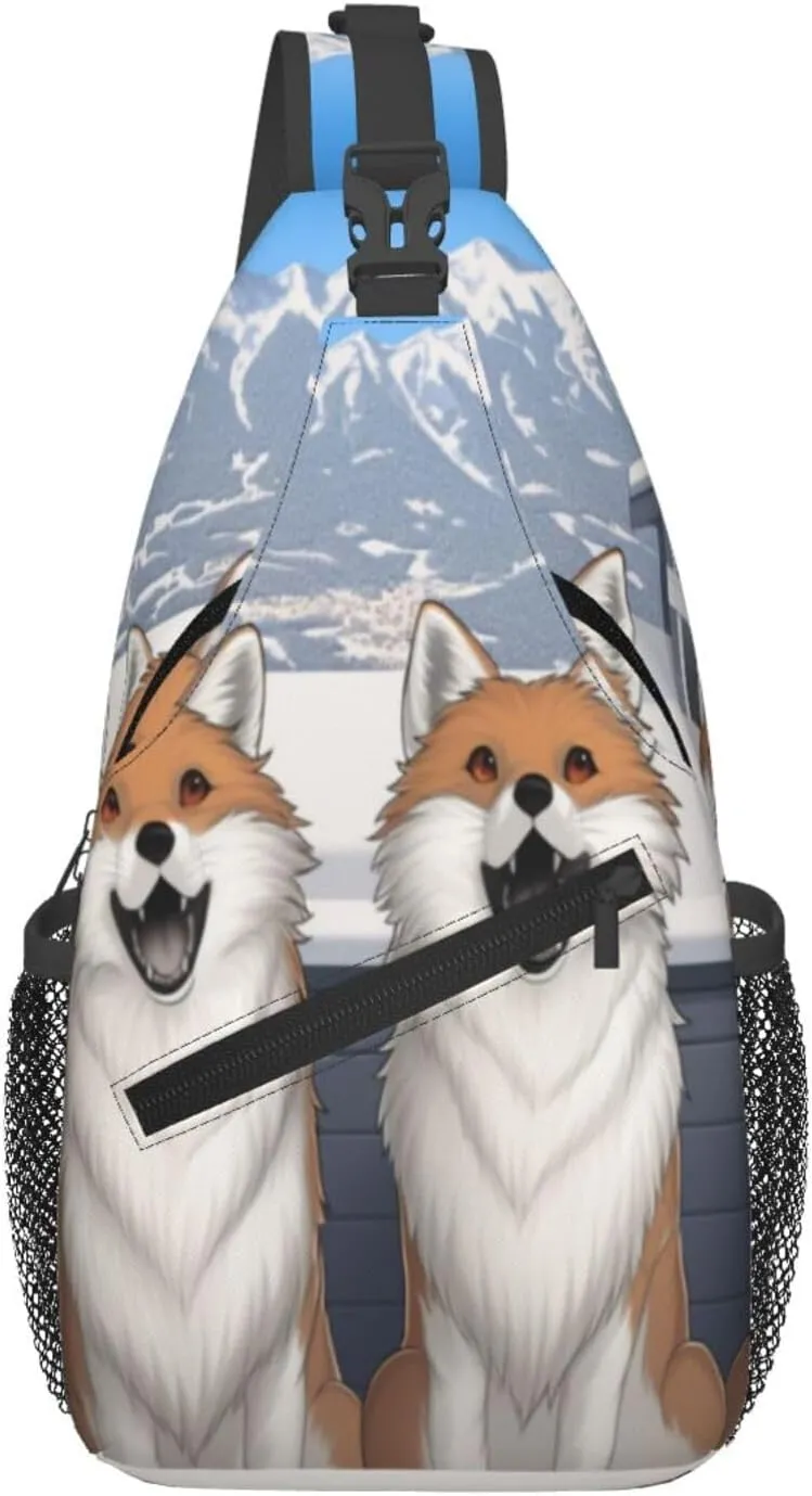 isometric 3d render Men's And Women's Small Crossbody Bags Chest Bags Daily Bags Are Suitable For Outdoor Hiking Trips