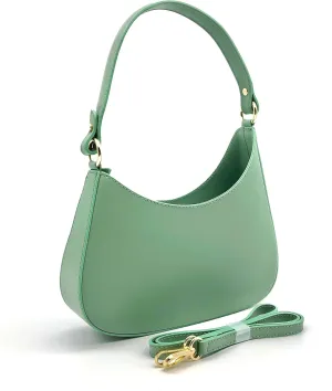 Italian Leather Handbags for Women, Women’s Shoulder Bag Tote Purse with Crossbody Strap,Handmade Genuine Leather