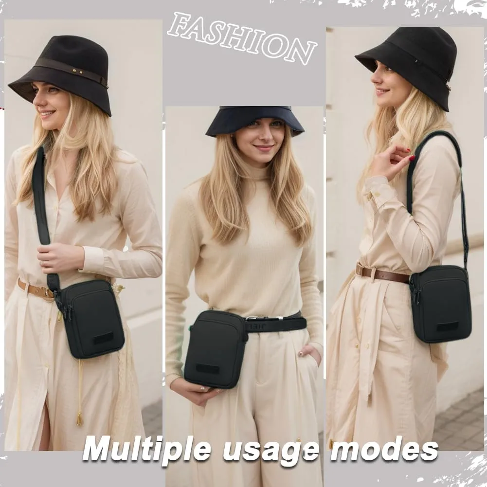 JANKS Small Crossbody Bag for Women Mini Cell Phone Bag Travel Pouch Wallet Purses Adjustable Over Shoulder Strap