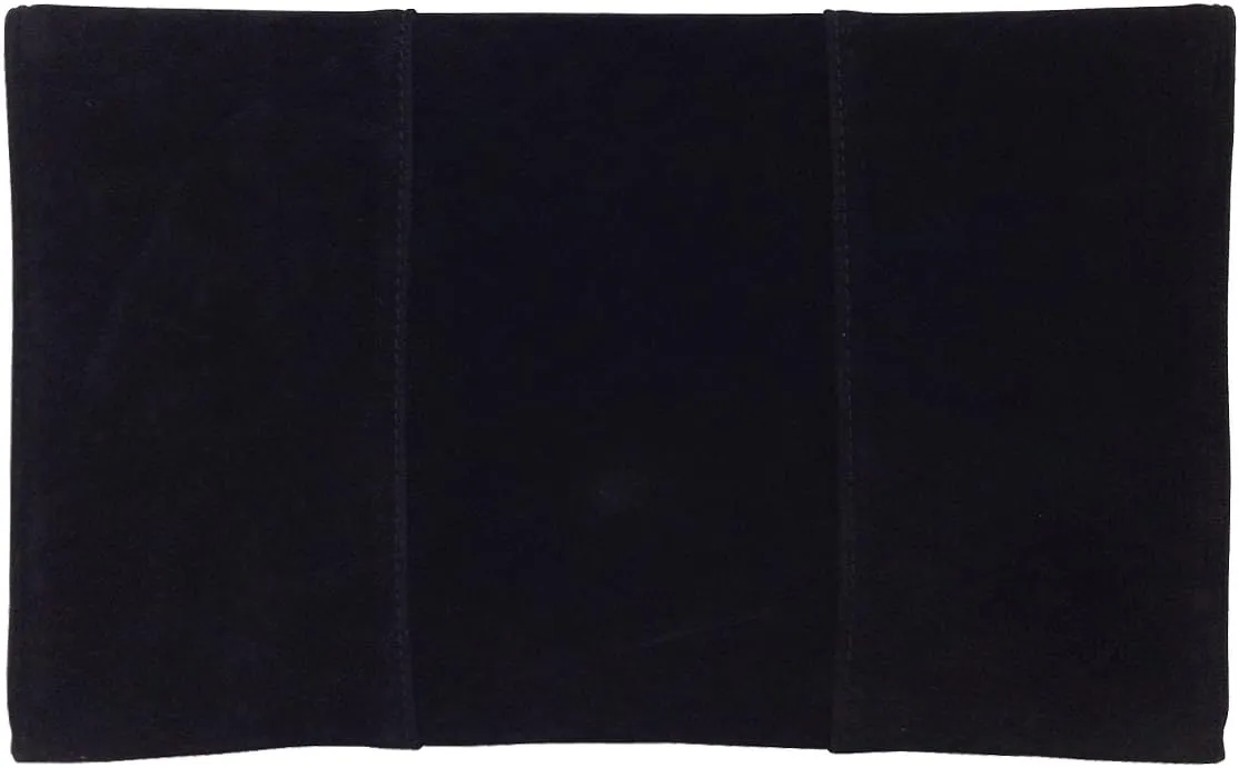 JNB Women's Faux Microsuede Envelope Clutch