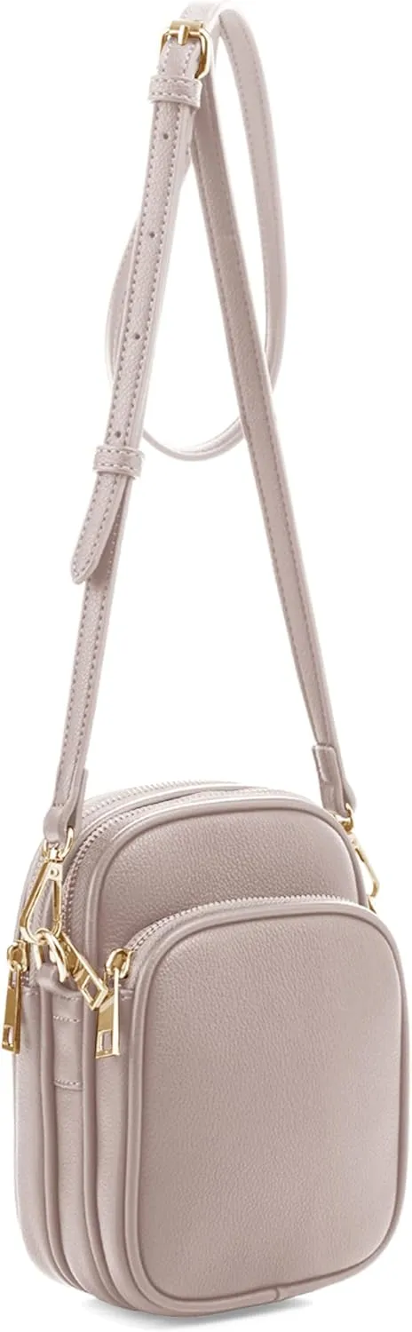 Josie Triple Zip Crossbody Bag
