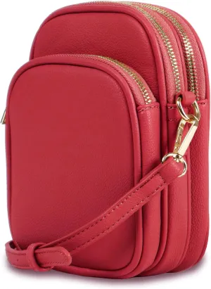 Josie Triple Zip Crossbody Bag