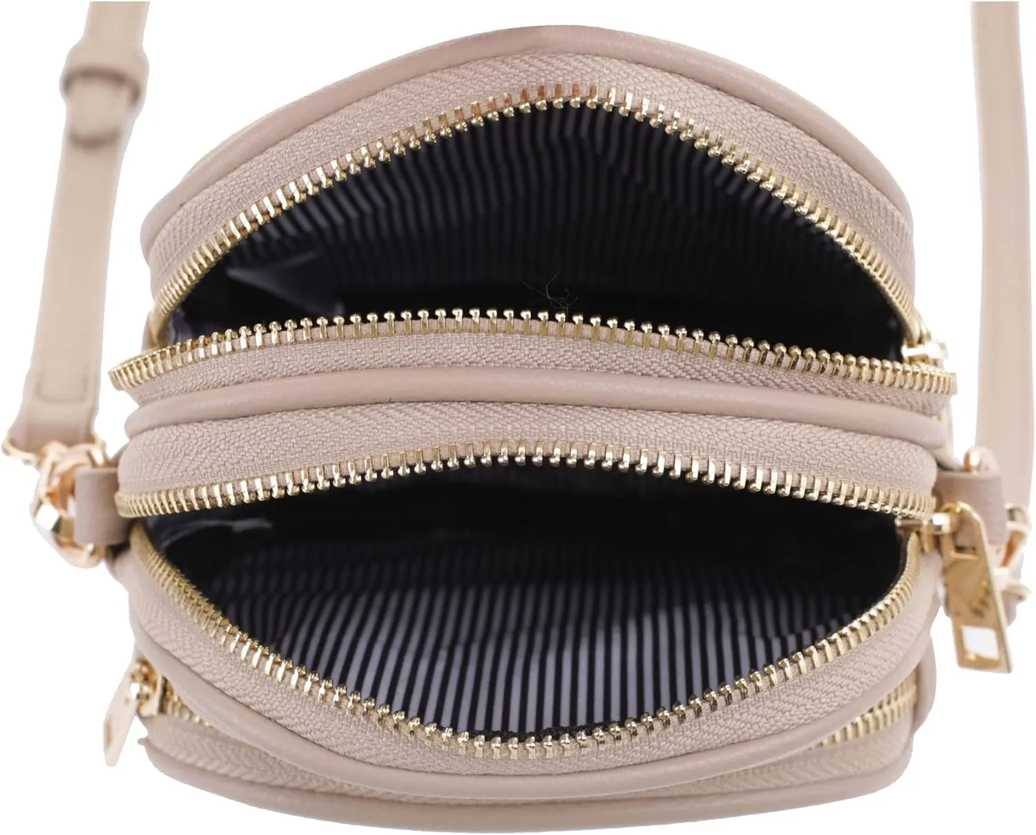 Josie Triple Zip Crossbody Bag