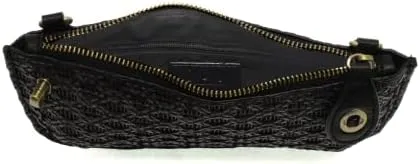 Joy Susan Women's Fashion Purse Lattice Woven Mini Crossbody Wristlet Clutch Hand Bag