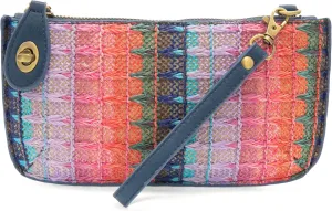 Joy Susan Women's Fashion Purse Straw Mini Crossbody Wristlet Clutch