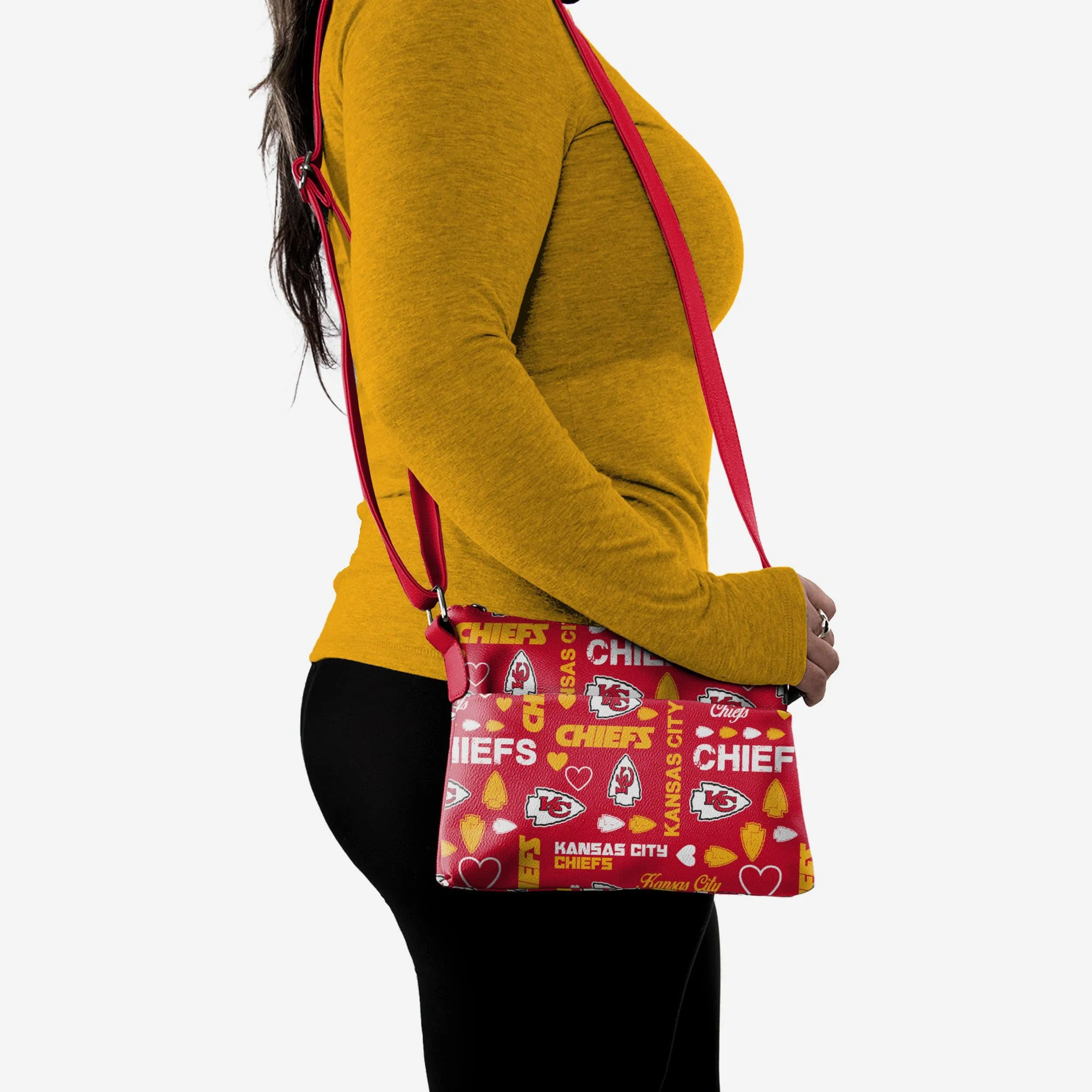 Kansas City Chiefs Logo Love Crossbody Purse