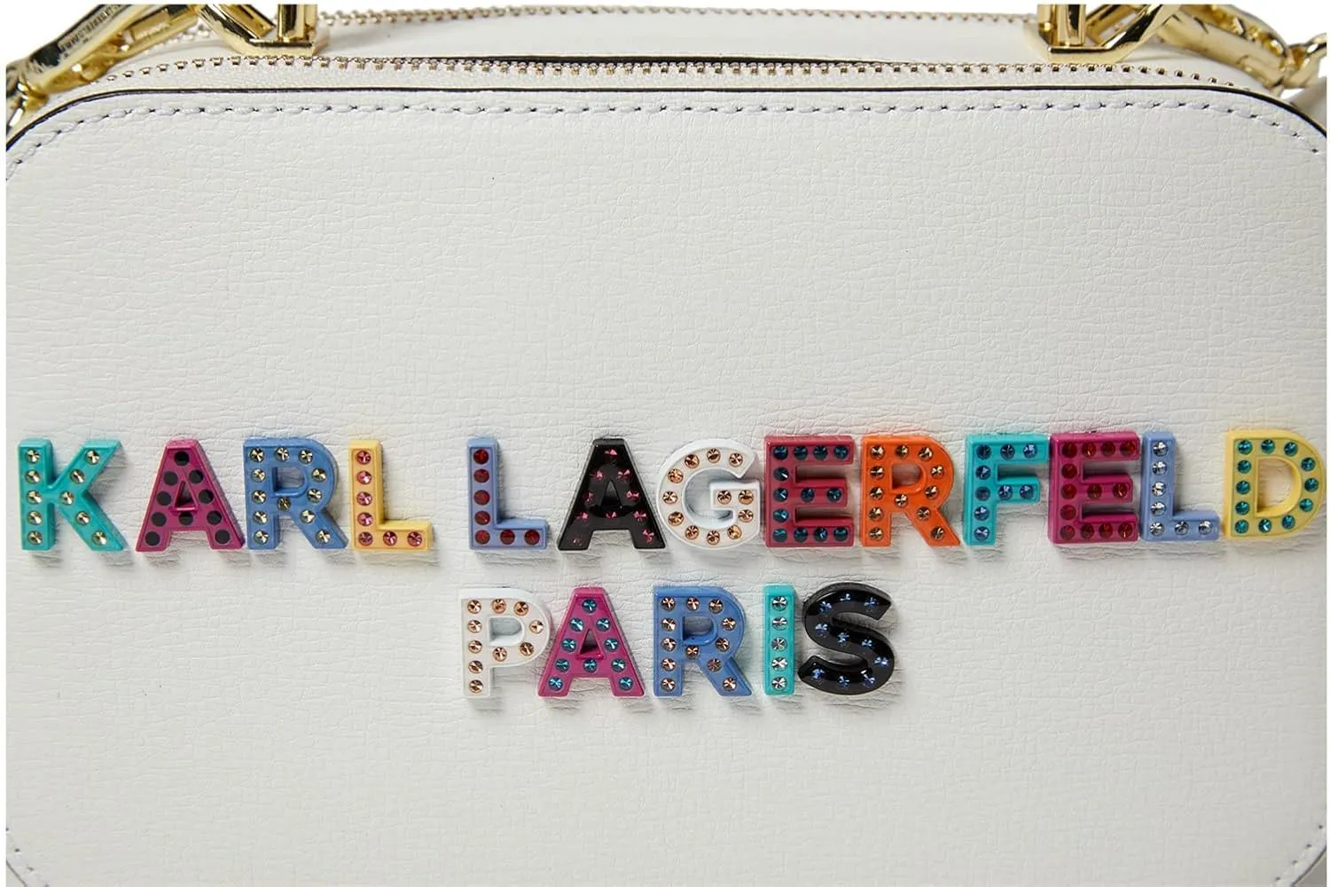Karl Lagerfeld Paris Simone Studded Camera Crossbody