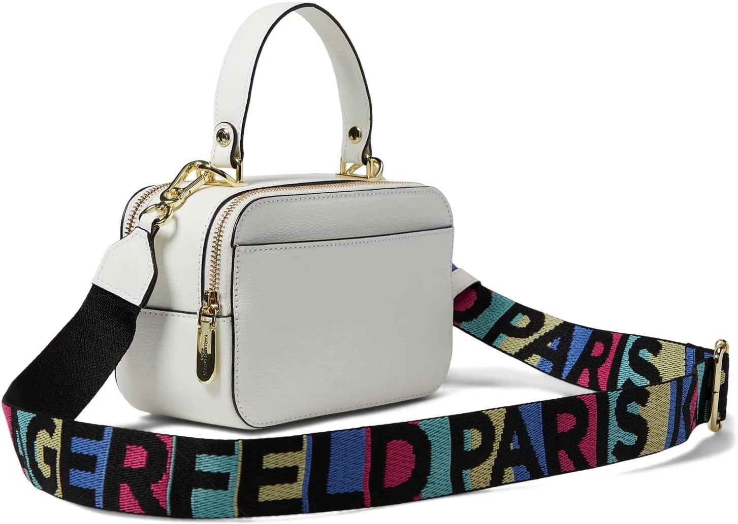 Karl Lagerfeld Paris Simone Studded Camera Crossbody