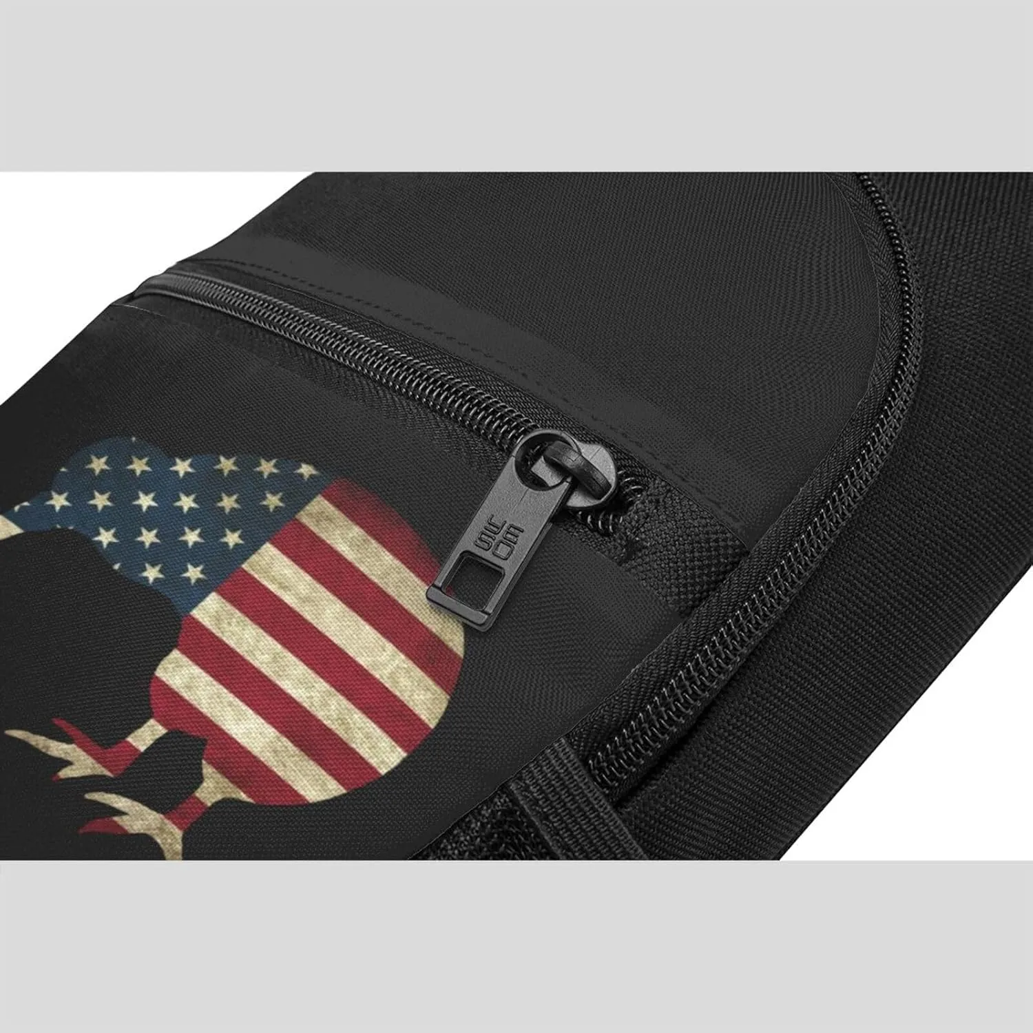 Kiwi Bird New Zealand USA Flag Sling Bag Crossbody Backpack Shoulder Casual Daypack Bags for Men Women