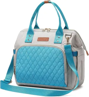KYALOU Small Diaper Bag, Mini Baby Backpack for Mom, Multi-function Waterproof Travel Tote for Booys and Giirls (Blue)