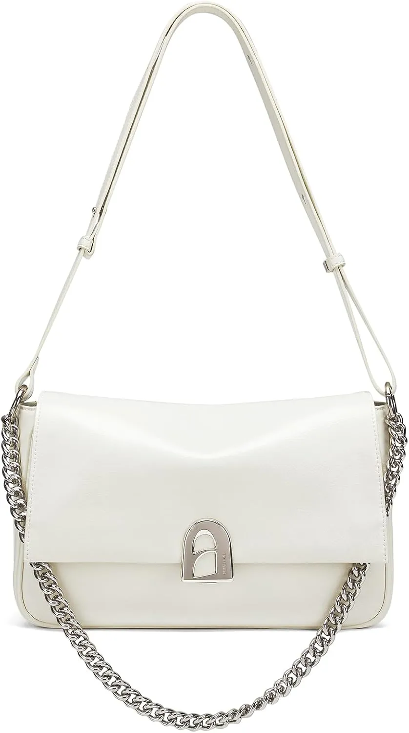LA FESTIN Leather Crossbody Purse for Women Small Shoulder Bag with Adjustable Strap Trendy Designer Purses and Handbags