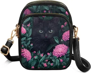 Leather Purse for Women, Leather Shoulder Crossbody Bags Sling Purses Fashion Easter & St. Patrick's Day Design