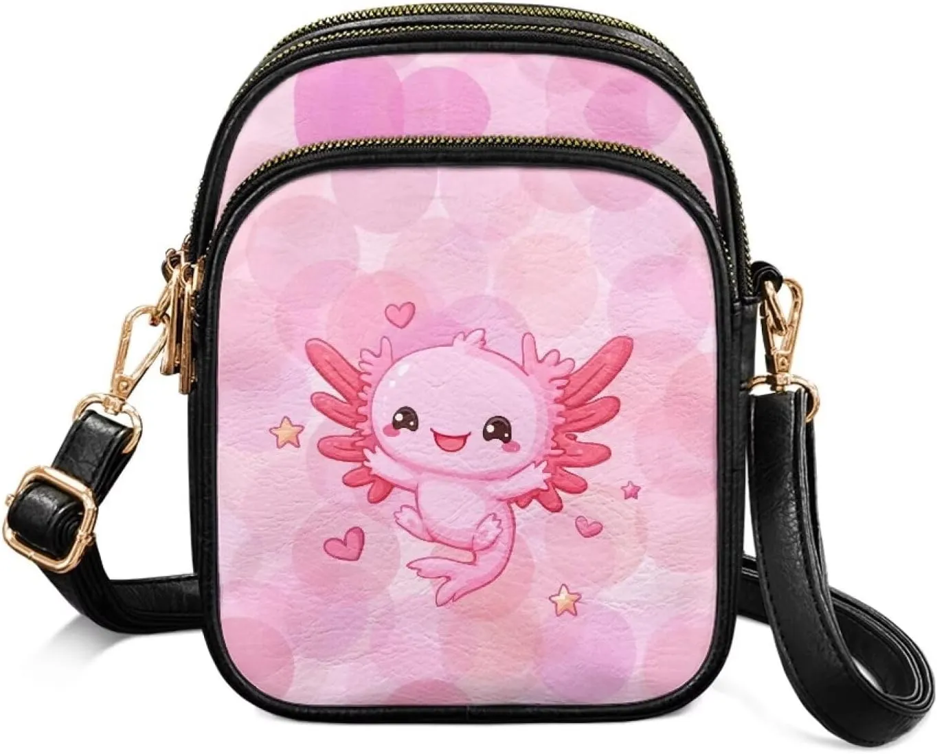 Leather Purse for Women, Leather Shoulder HandBag Multi Pockets Travel Sling Purse for Easter Valentine'S Day