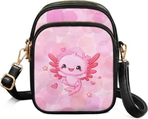 Leather Purse for Women, Leather Shoulder HandBag Multi Pockets Travel Sling Purse for Easter Valentine'S Day