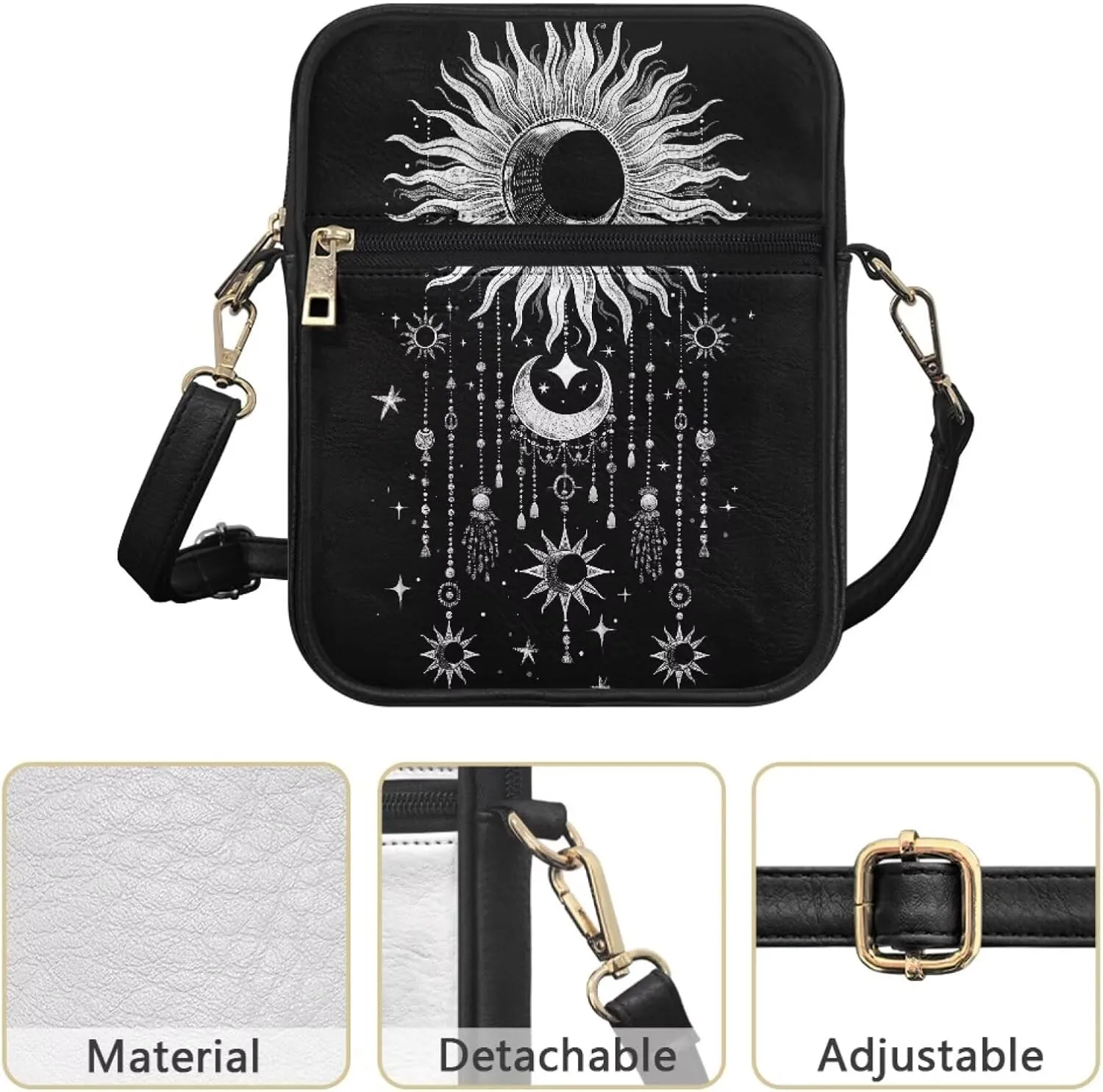 Leather Small Crossbody Bags for Women Cross Body Shoulder Purse Trendy Crossbody Phone Purses Handbags