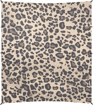 Leopard Print Pattern Stable Beach Tent UPF50  Easy Setup Portable Sun Shelter with Sandbags and Shovel for Camping Trips, Fishing, Backyard Fun or Picnics