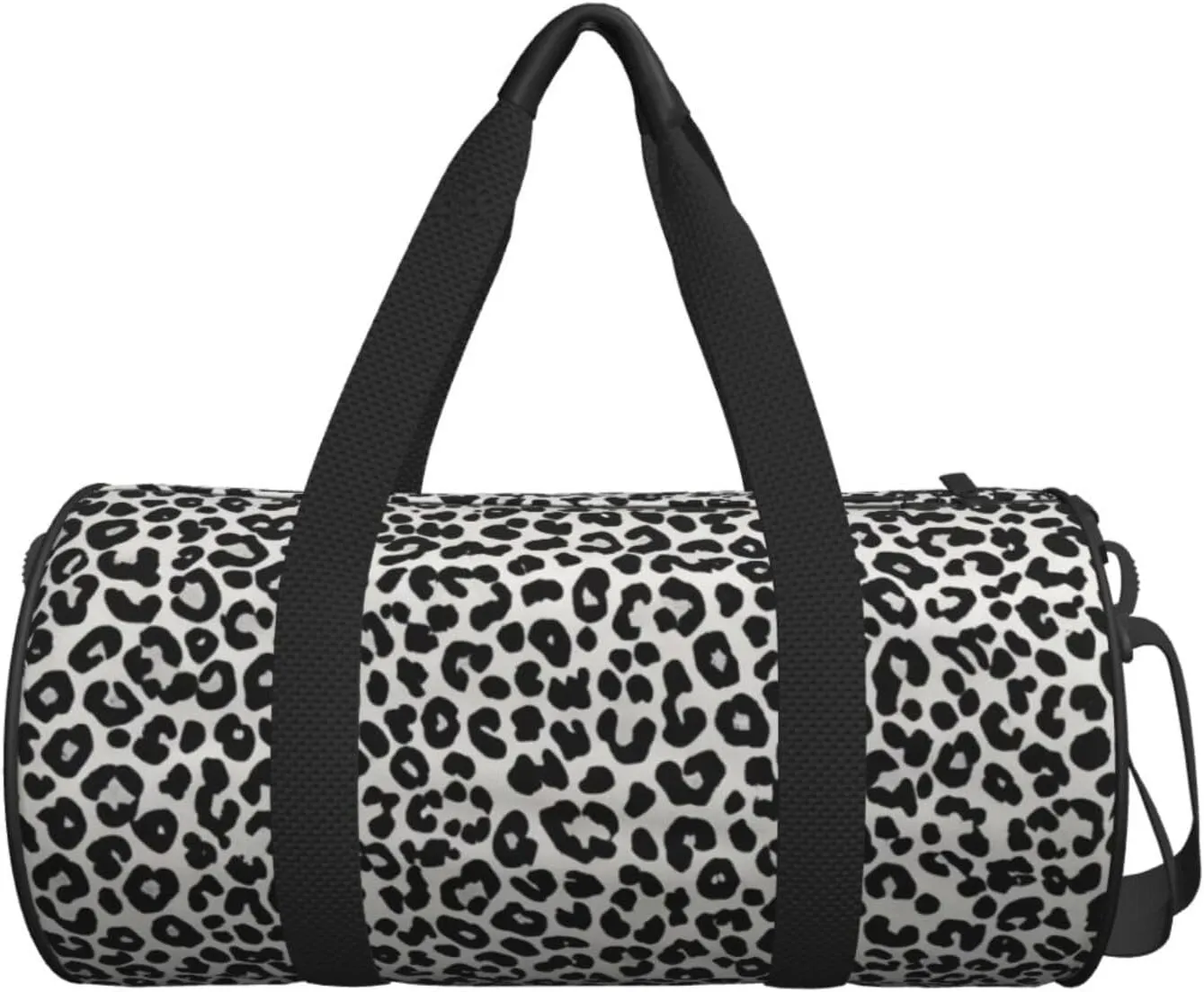 leopard print Printed Travel Bag,Round Personal Item Storage bag,Foldie Duffel Bag for Traveling Vacation,Fitness,Sports